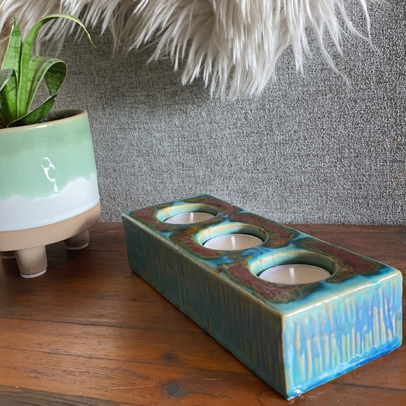 Beautiful Multicoloured Tea light holder - Picture 4 of 5